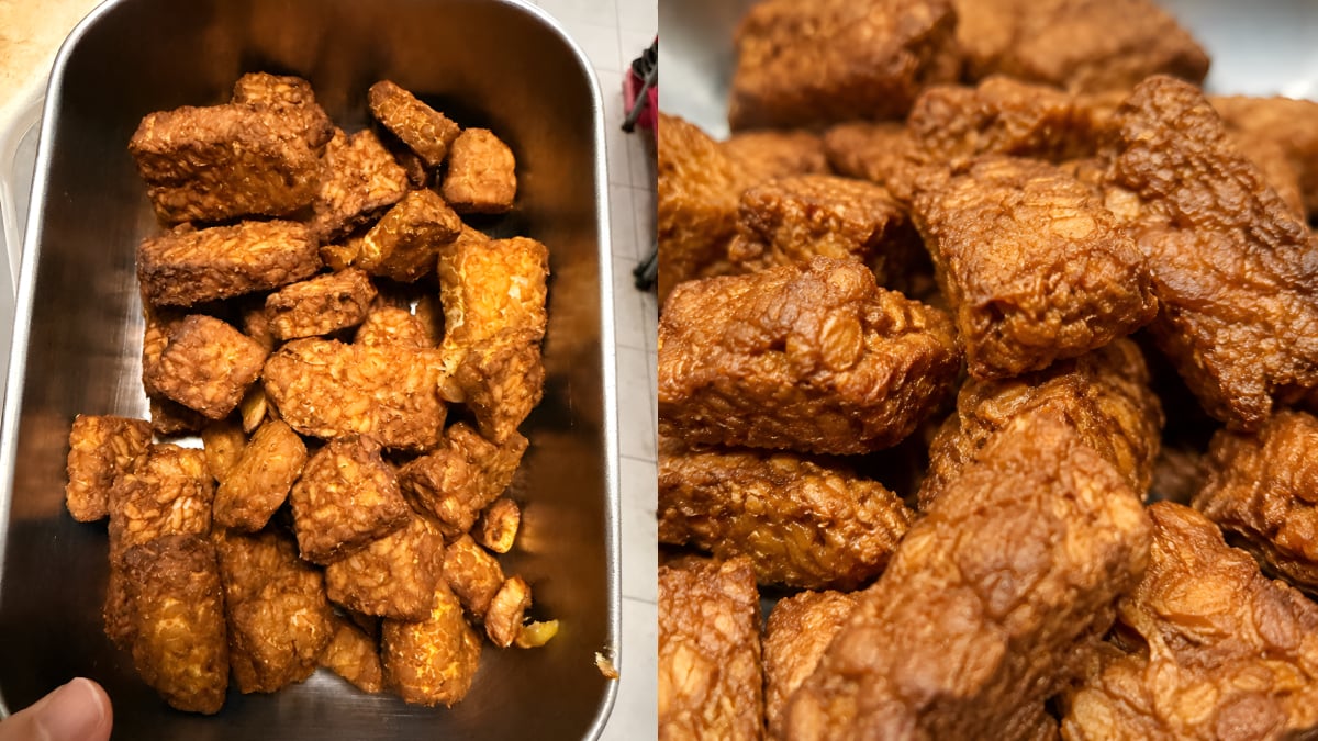 masak tempe tanpa minyak