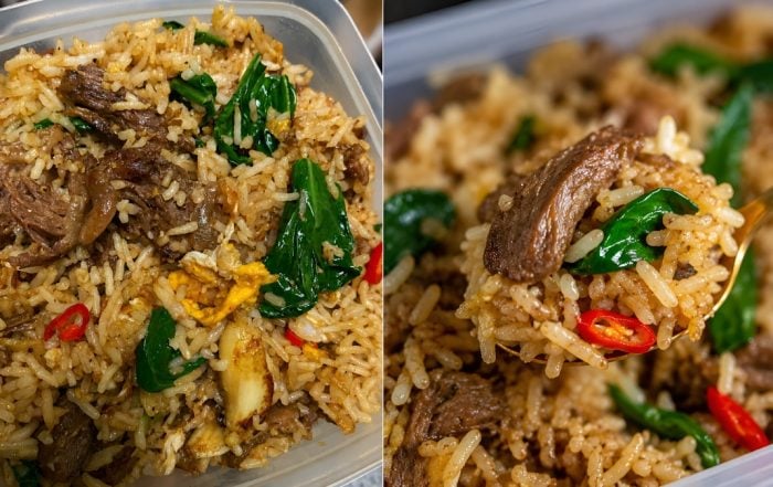 nasi goreng daging simple