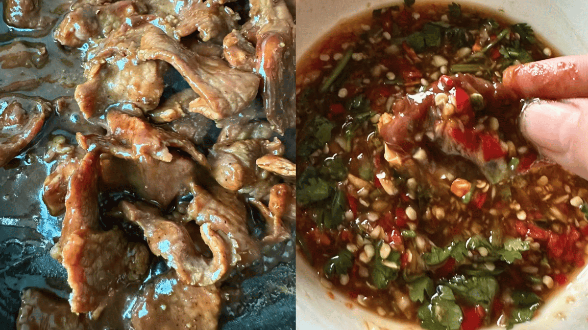 Resepi Daging Perap Dengan Sos Pencicah Thai ‘Aroi Mak’, Dijamin Lembut & Juicy Bila Grill!