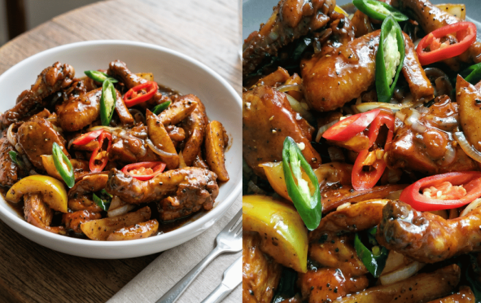 resepi ayam black pepper