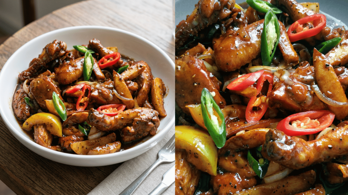 resepi ayam black pepper