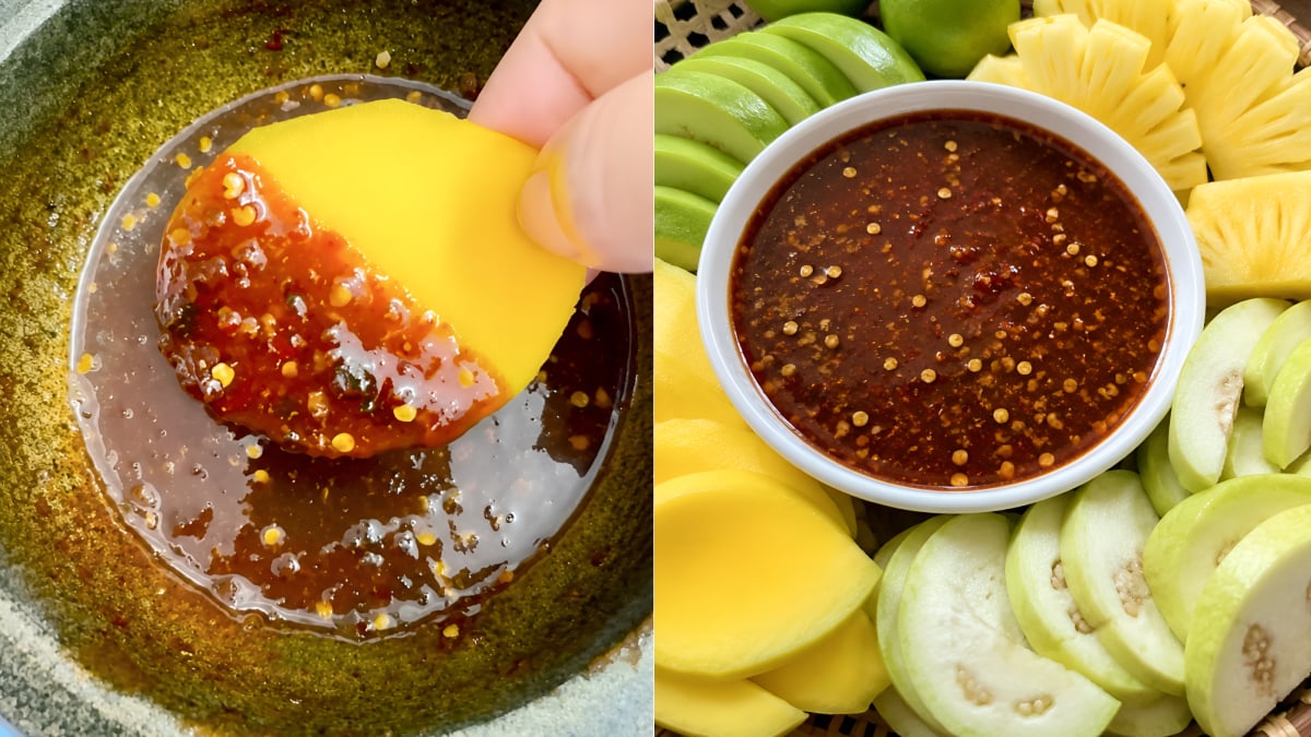 resepi colek buah simple