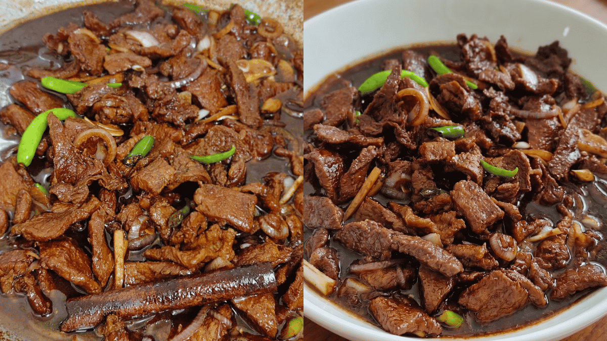 daging masak kicap berkuah​
