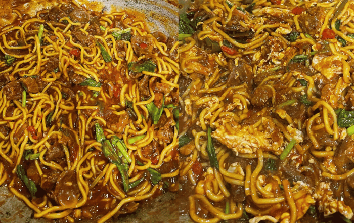 resepi mee goreng daging