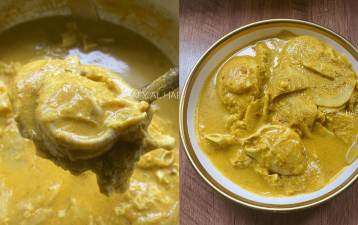 gulai kuning telur