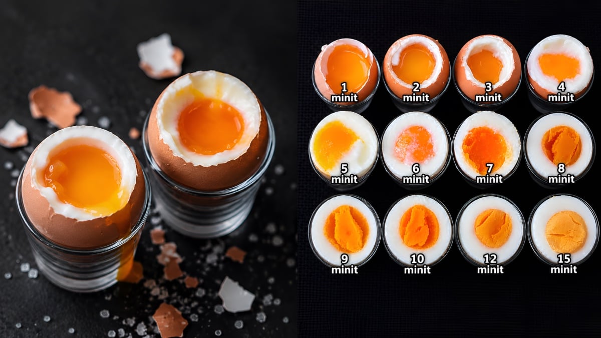 Wanita Ini Kongsi Tips Masak Telur Rebus, Dari Separuh Masak Hingga Rebus Penuh Semua Jadi Cantik