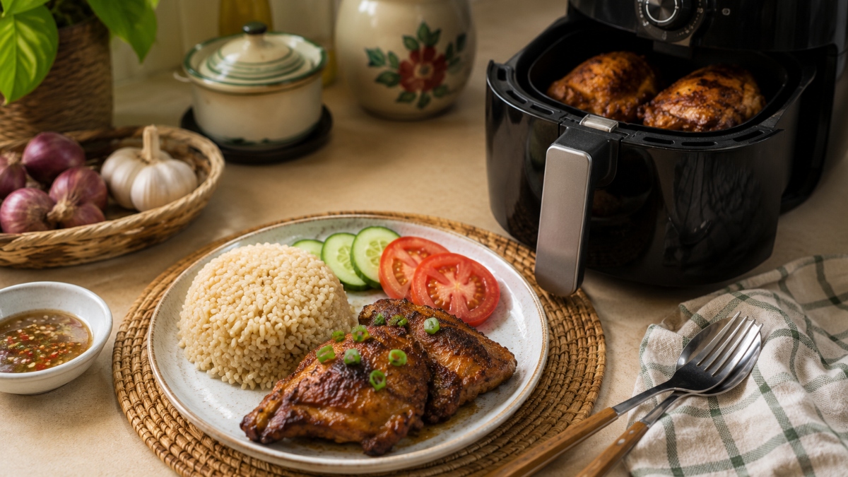 nasi ayam panggang