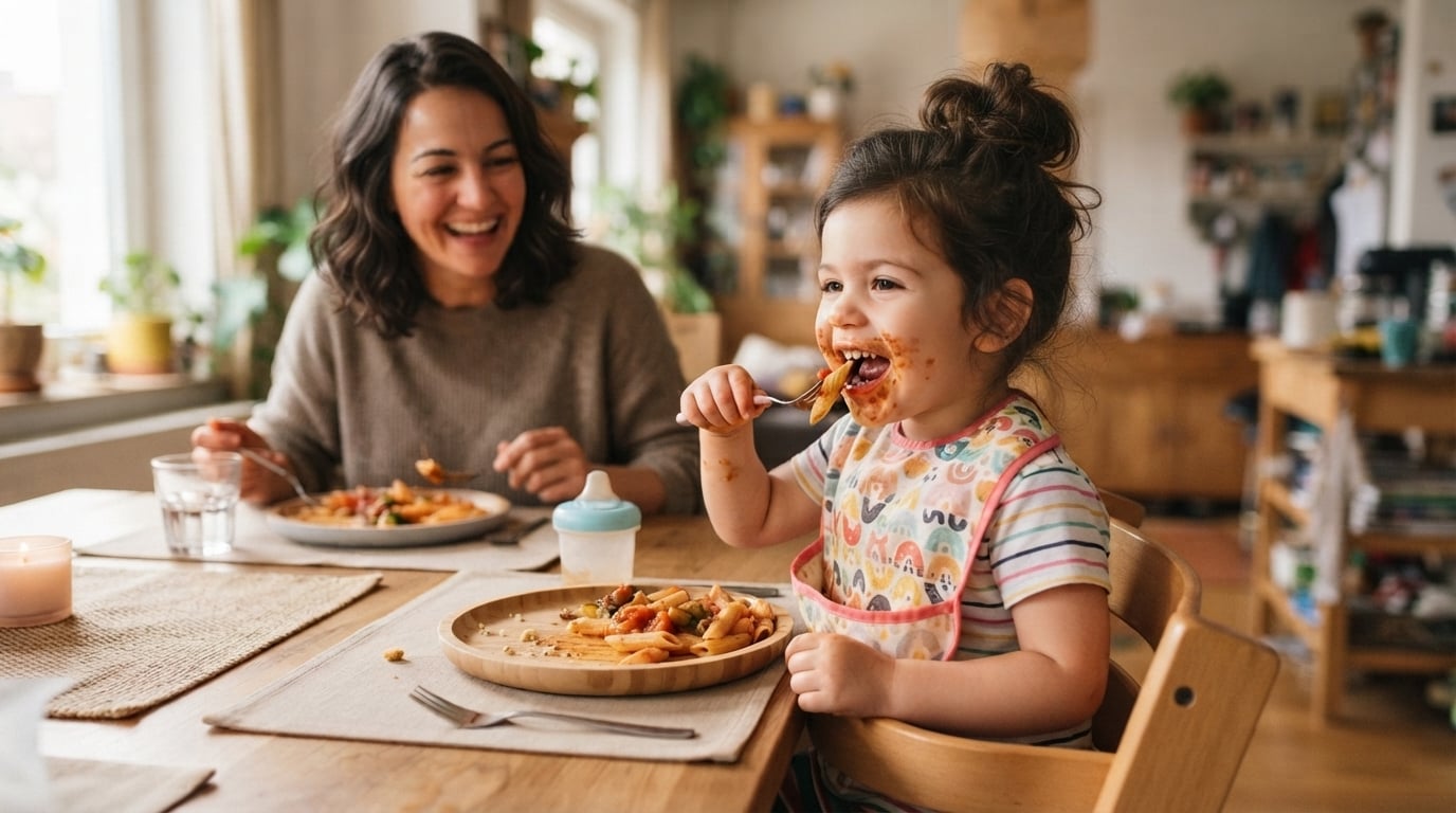 Ibu menyediakan makanan berkhasiat untuk anak picky eater