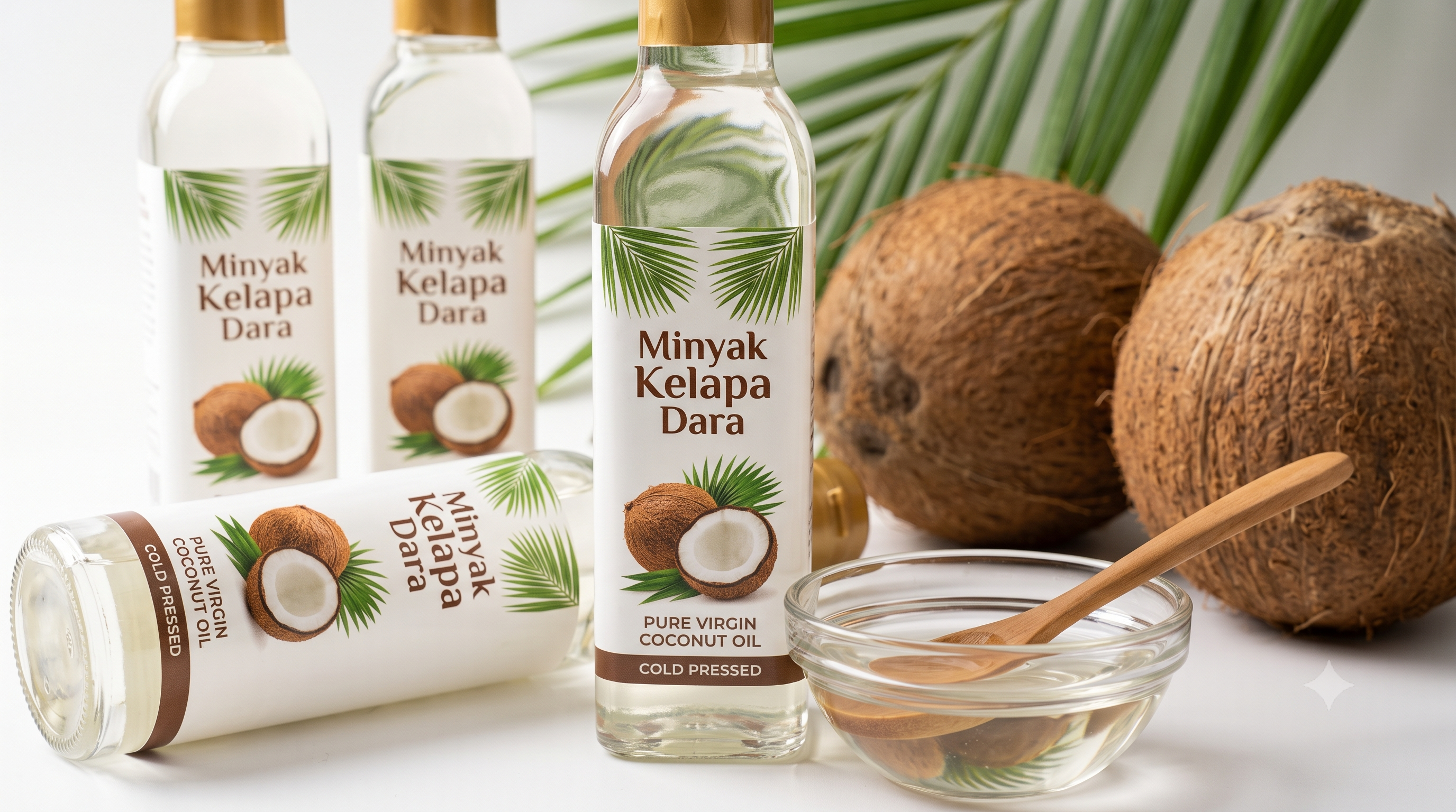 Minyak kelapa dara bahan kecantikan tradisi awet muda