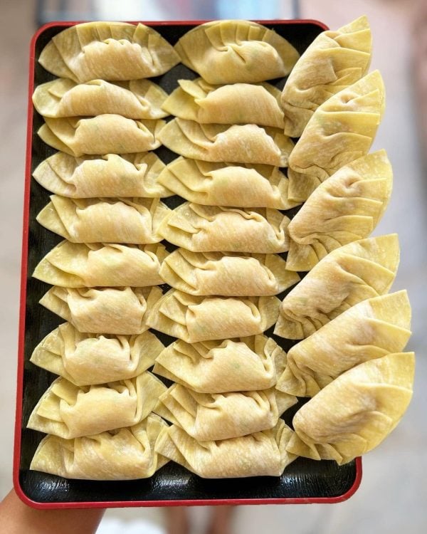 cara buat dumpling ayam