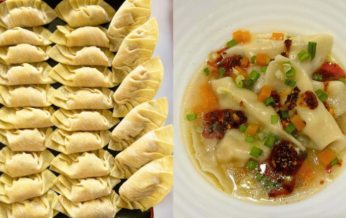 cara buat dumpling ayam