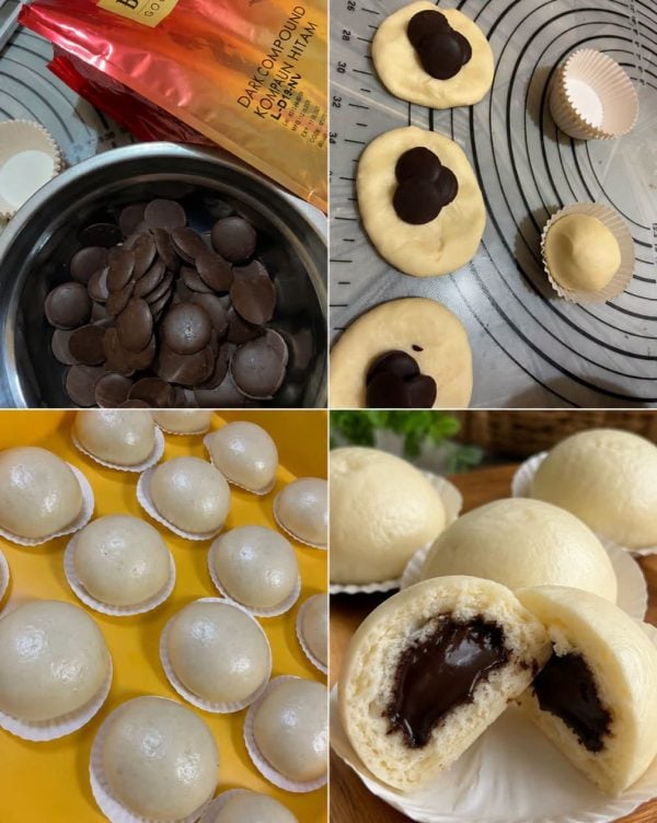cara buat pau kukus