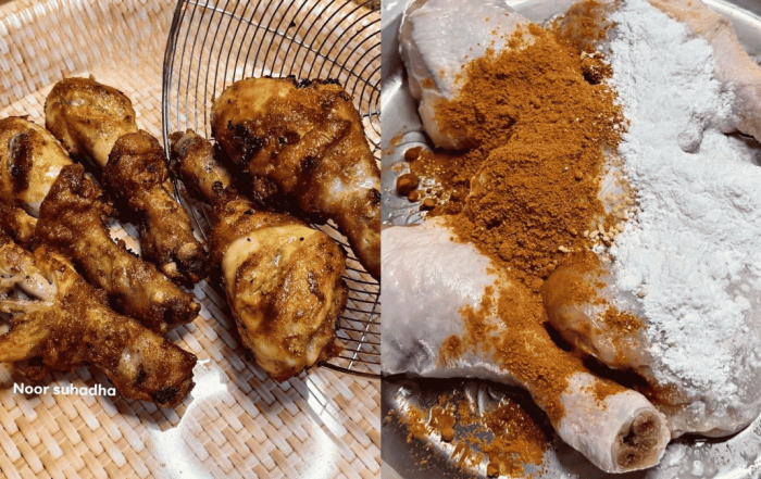 cara goreng ayam berempah