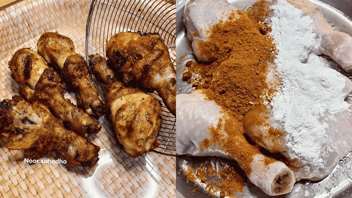 cara goreng ayam berempah
