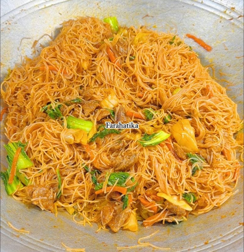 cara masak mihun goreng