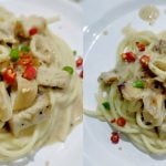 Cara Masak Spaghetti Carbonara Paling ‘Rare’, Tambah Ikan Tenggiri & Sotong Terus Lain Rasanya!