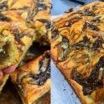 Durian Serawa Rupanya Lagi Sedap Dijadikan Topping Butter Cake, Lembut Sampai Cair Di Mulut