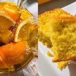 Kek Oren Blender Tanpa Perlu Perah Jus, Kisar Sebiji Oren Terus Jadi Gebu Dan Harum