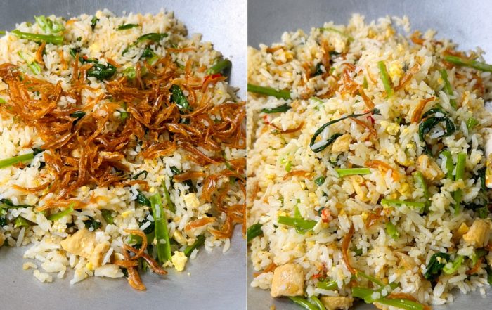 masak nasi goreng kampung