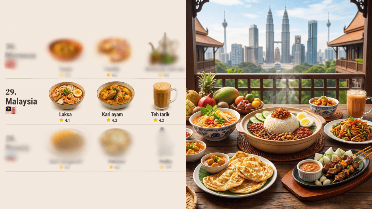 Malaysia Terus Menyinar, Berjaya Raih Kedudukan Ke-29 Dalam Masakan Terbaik Dunia!