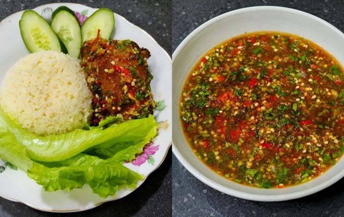 nasi ayam ala thai