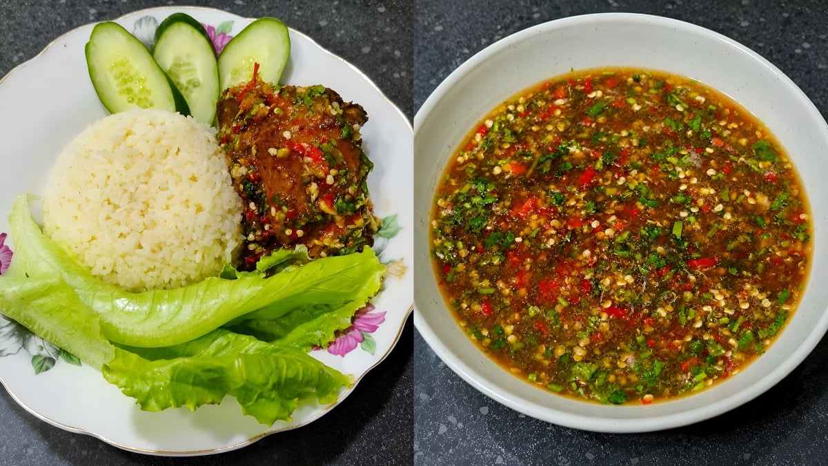 nasi ayam ala thai