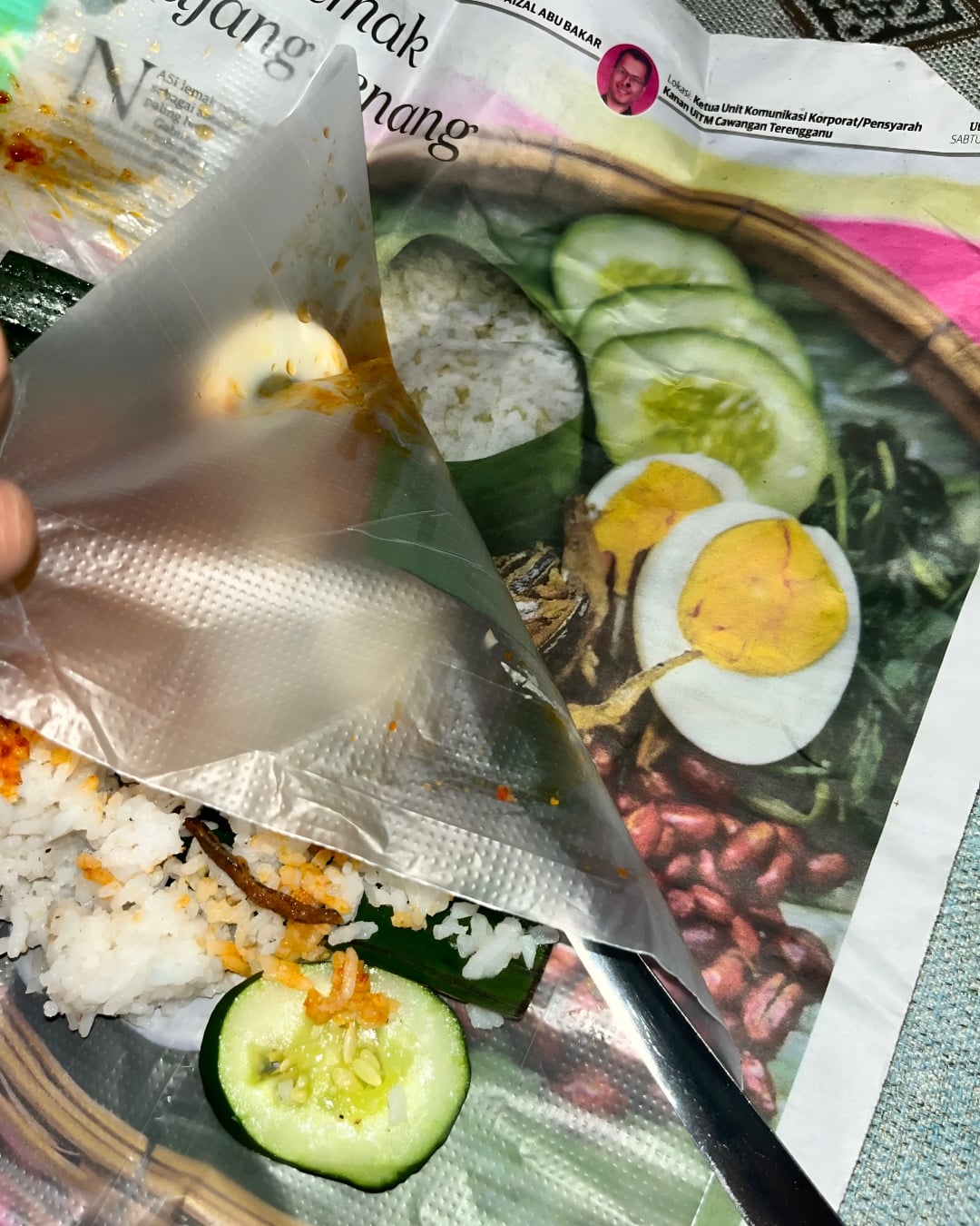 nasi lemak bungkus