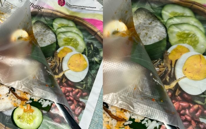 nasi lemak bungkus
