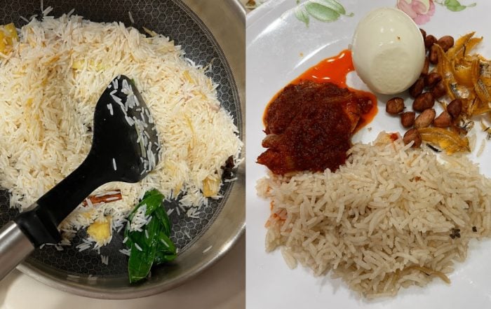 nasi lemak simple