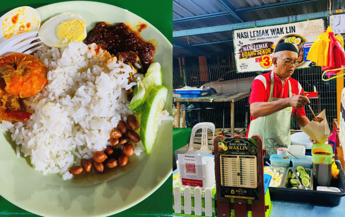 nasi lemak udang