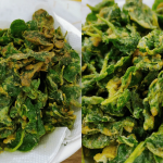 Resipi Bayam Goreng Brazil Crunchy, Sayur Biasa Jadi Snek Rangup Yang Sedap Dikunyah
