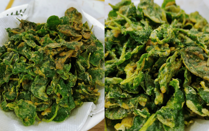 bayam goreng
