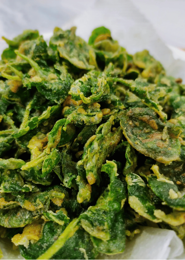 bayam goreng