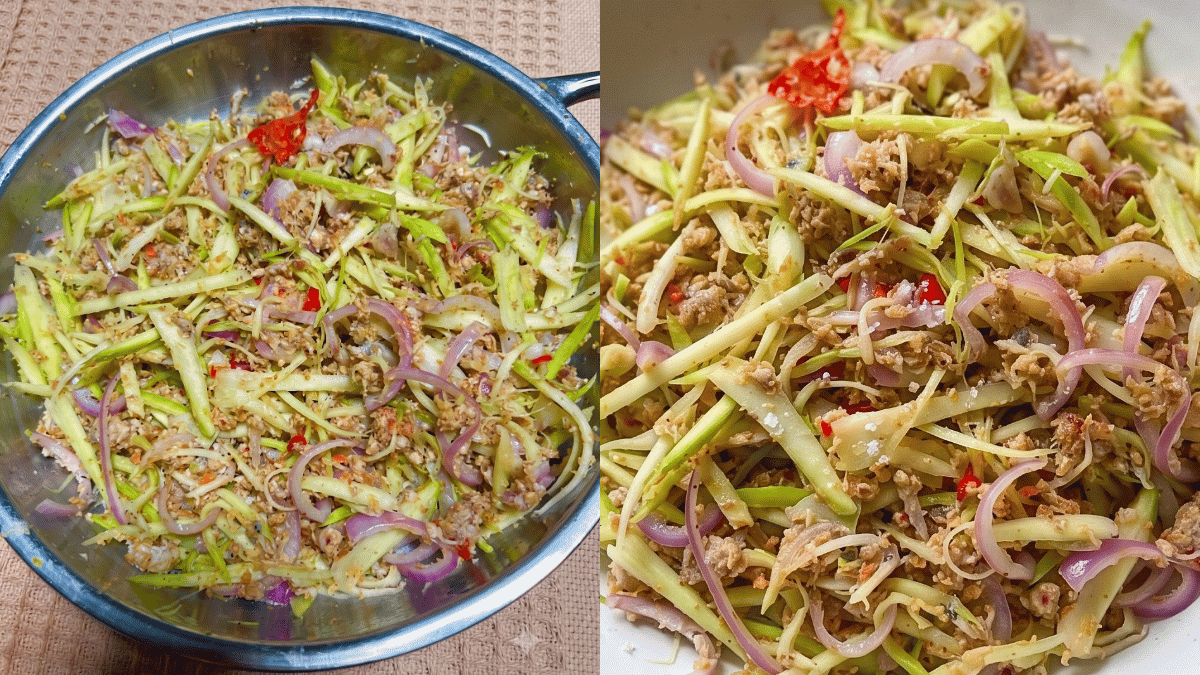 resepi kerabu mangga simple