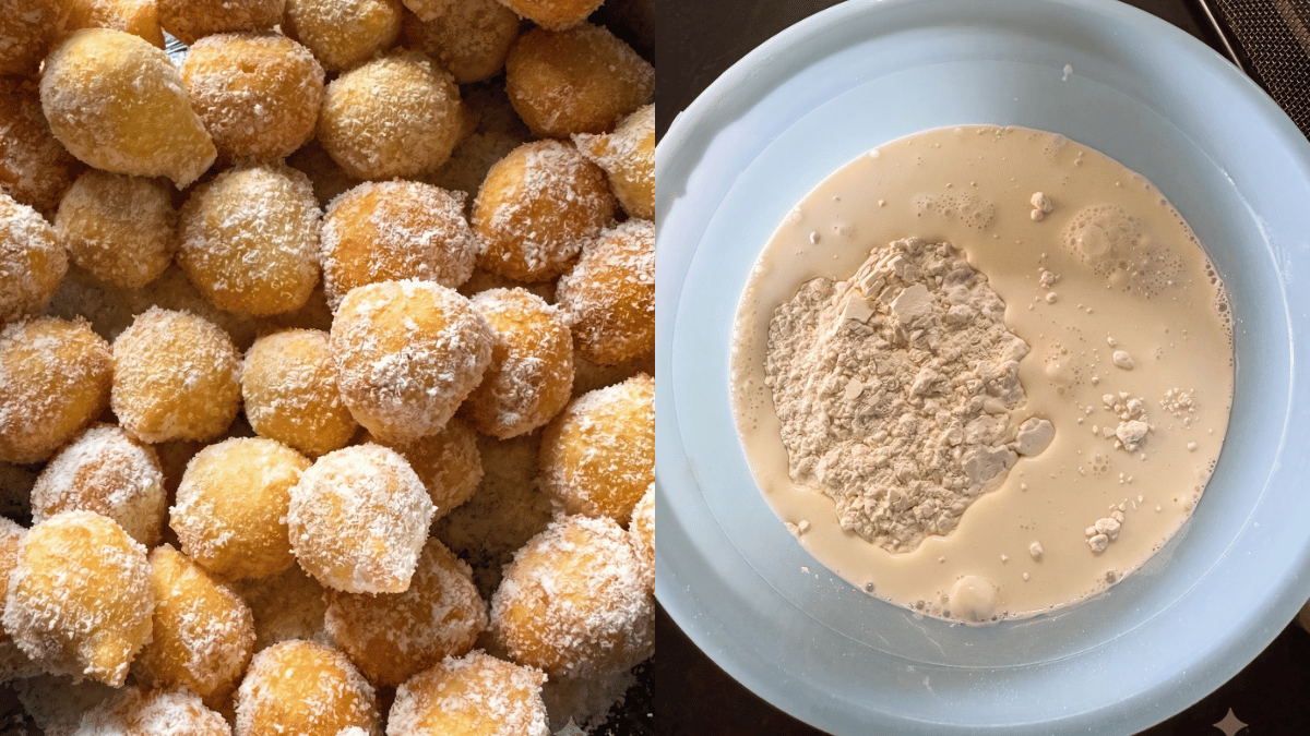 resipi donut ball