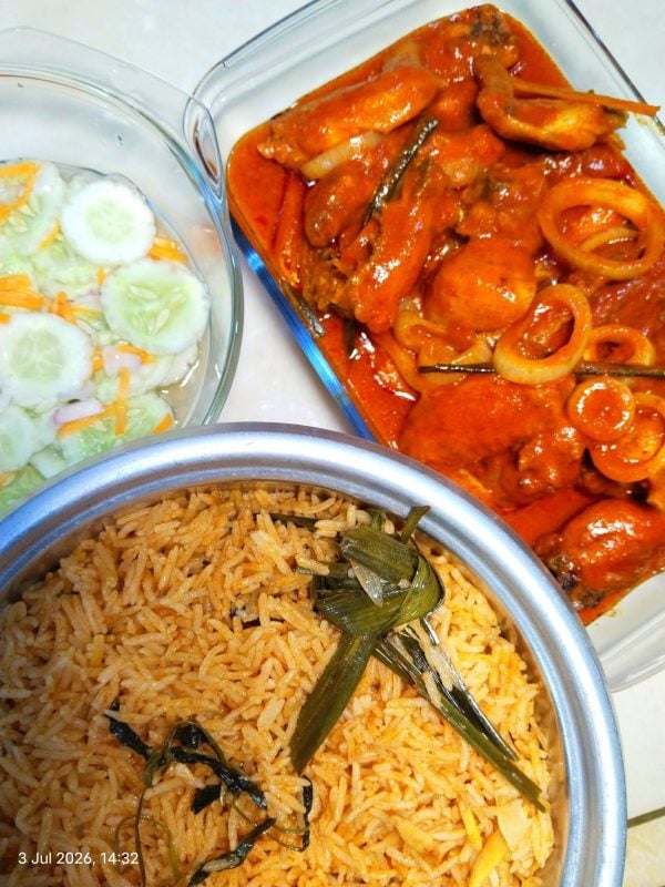 resipi nasi tomato simple