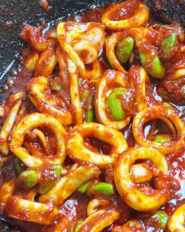 resipi sotong sambal