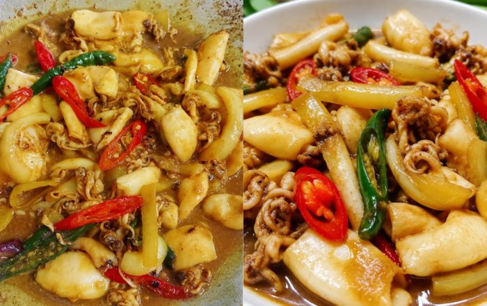 sotong sos tiram