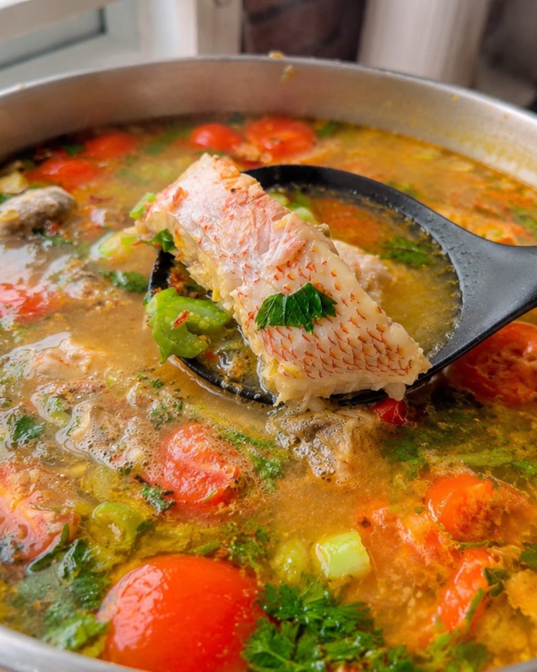 sup ikan merah resepi