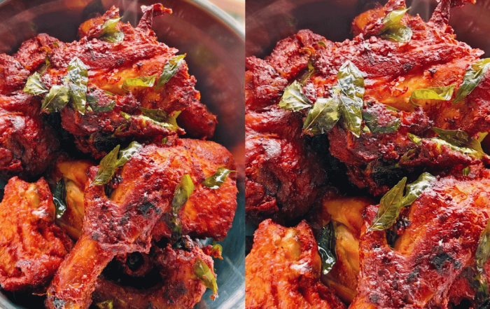 ayam goreng daun kari