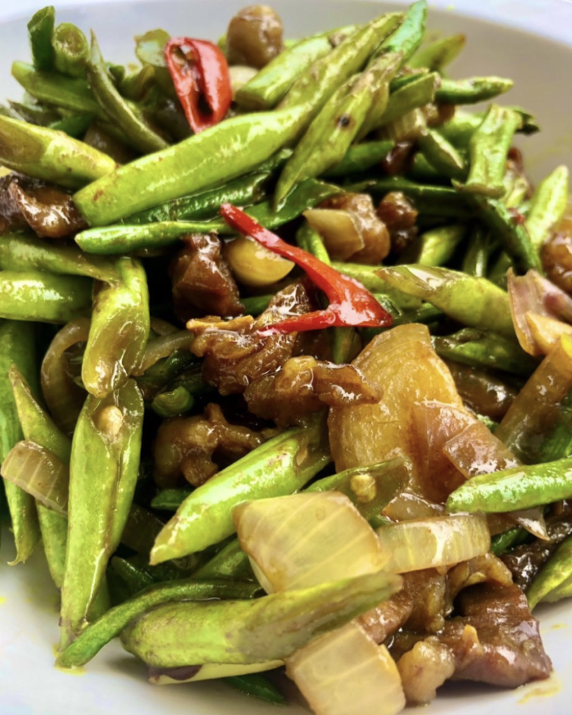 daging kacang buncis