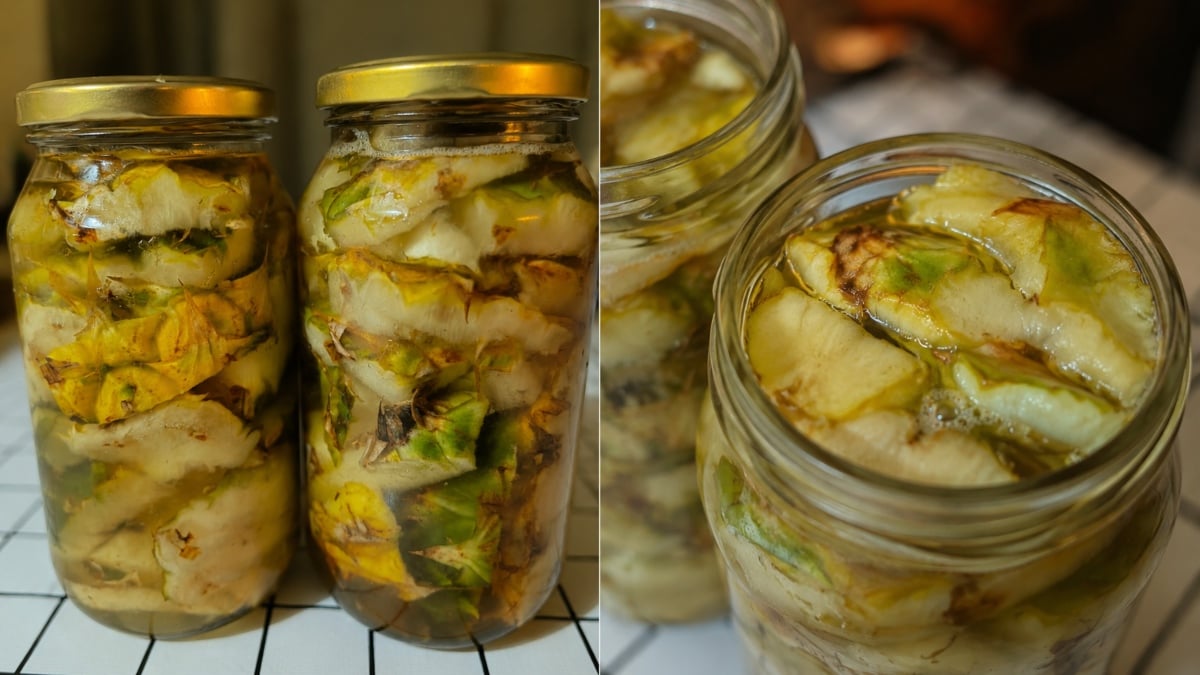 Air Kulit Nanas Rupanya Sedap Bila Diperam 3 Malam, Cara Buat Pun Cukup Mudah