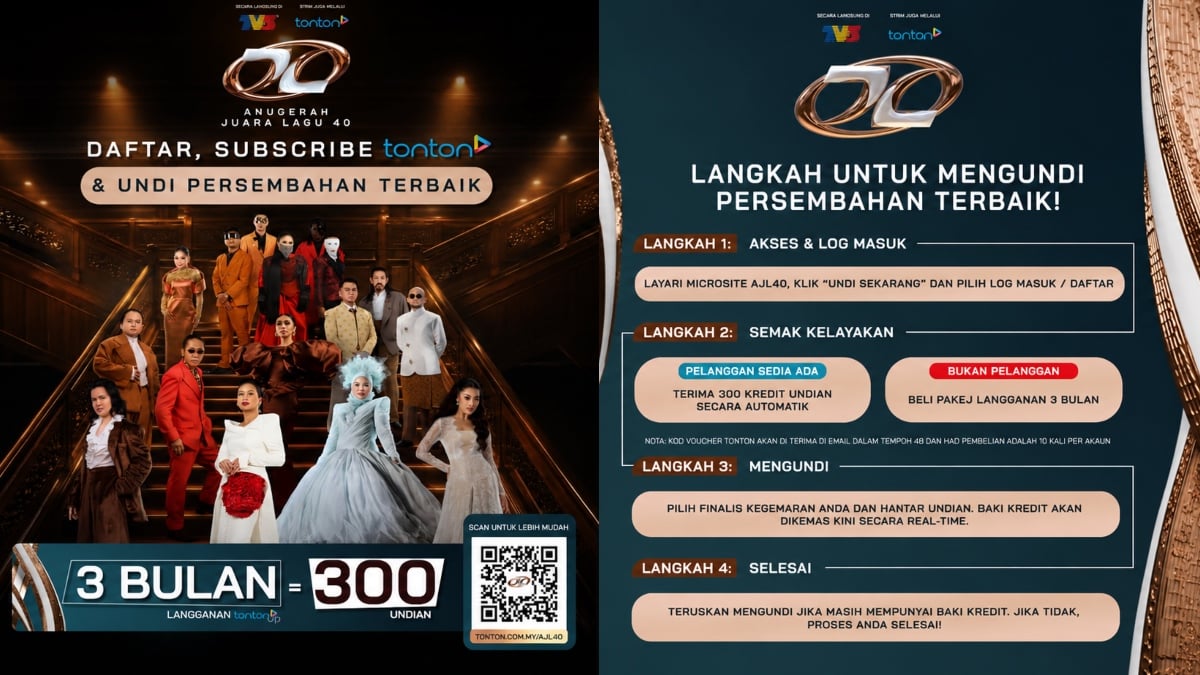 Bestnya! Anugerah Juara Lagu Ke-40 Boleh Ditonton Dari Rumah, Ini Tarikh Undian Yang Ramai Tunggu