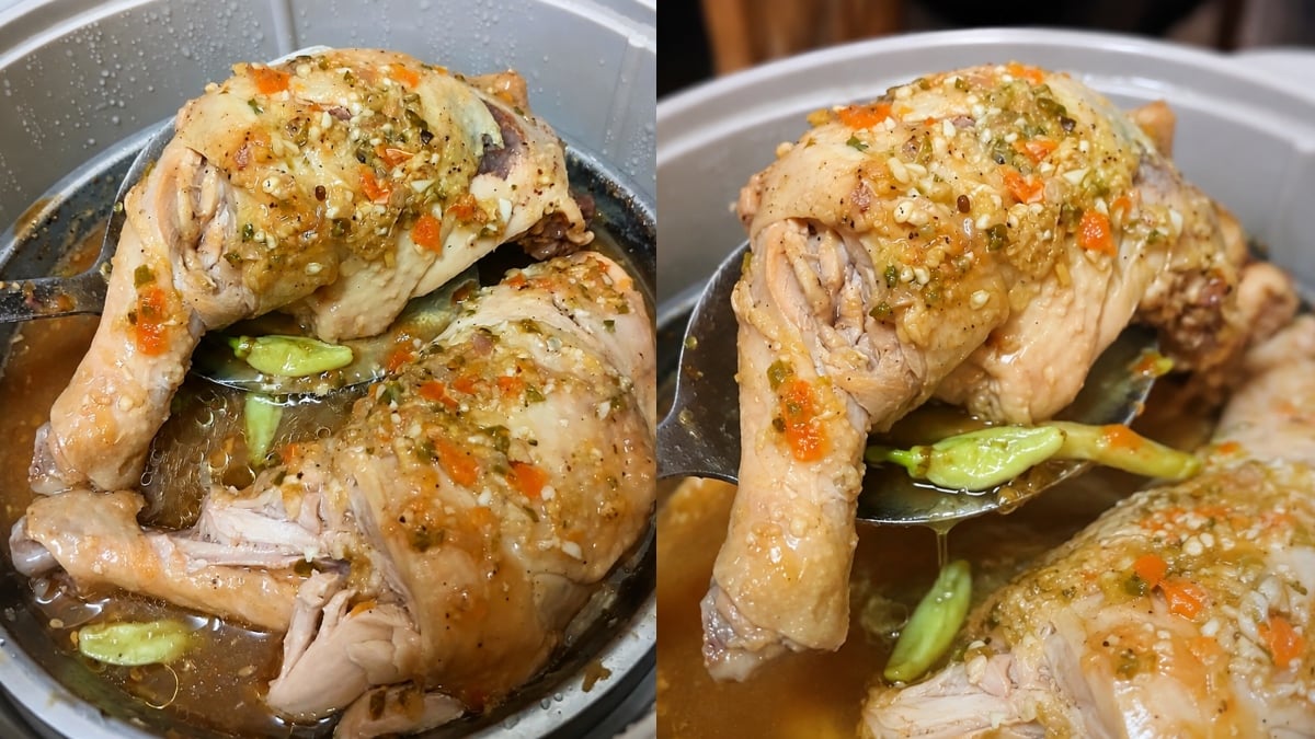 Ayam Steam Ini Cuma Gaul Dengan Roasted Sesame, Tapi Rasanya Buat Suami Terus ‘Approved’!