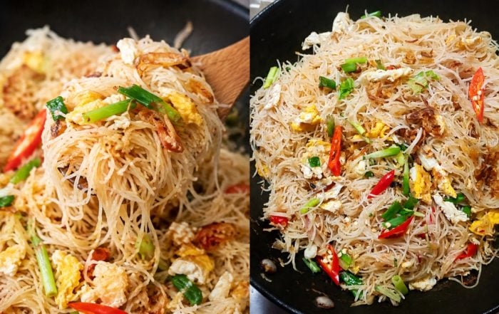 bihun goreng putih simple
