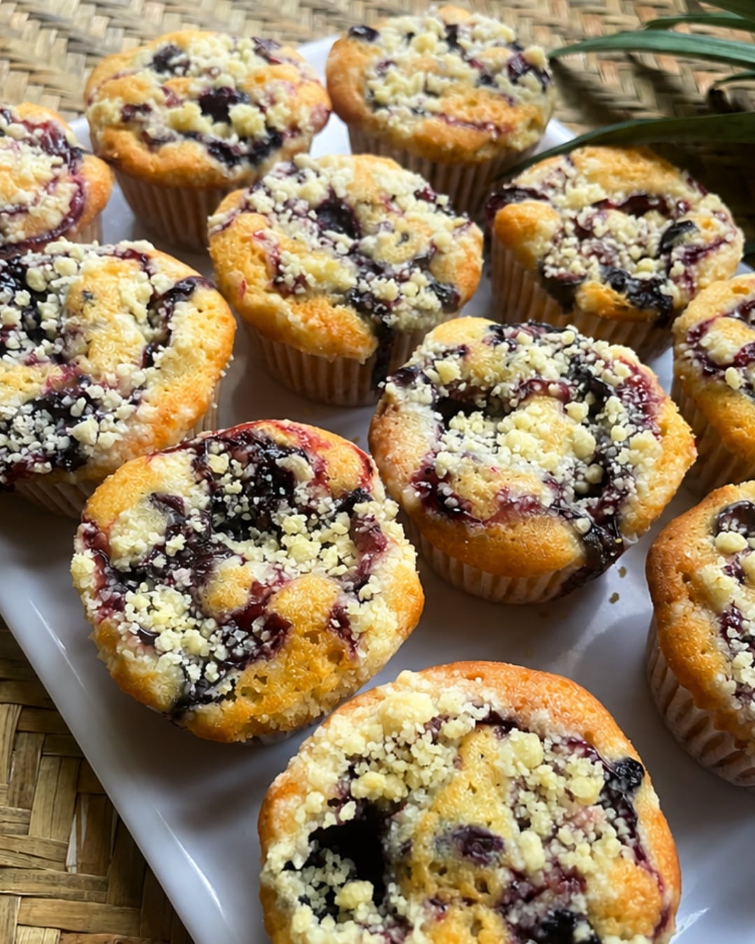 blueberry crumble