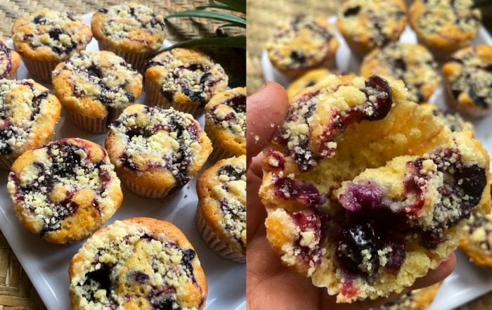 blueberry crumble