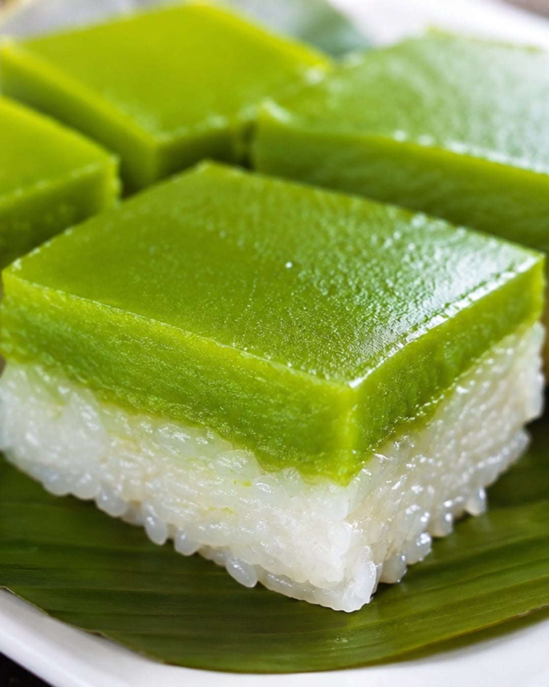 buat kuih seri muka