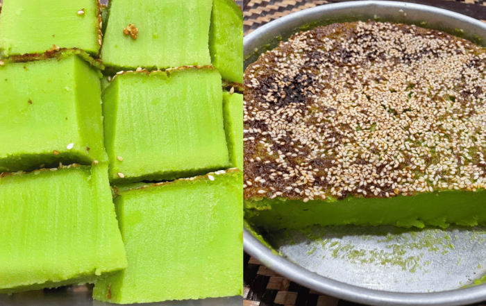 cara buat bingka pandan