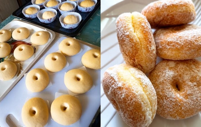 cara buat doh donut